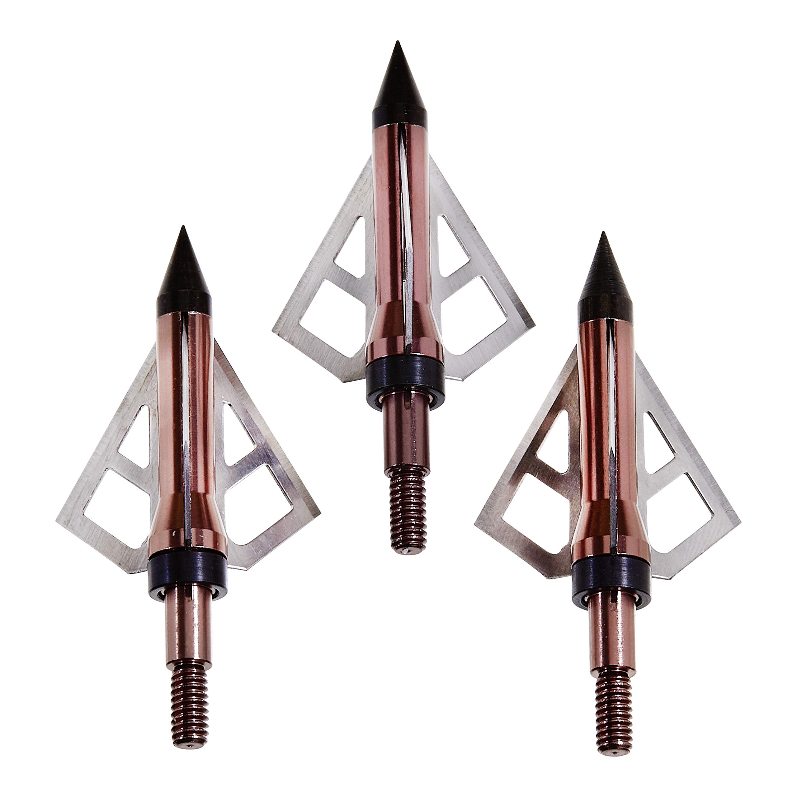 Allen Company Velox Optimus 3-Blade Broadheads - Archery Bow and Crossbow Broadheads - Compound Bow Accessories - 125 or 100 Grain - 3 Pack