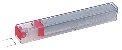 Leitz 55940000 K12 Stapler Cartridge, Strong Steel, Length 12 mm, 1050 Staples, 80 Sheet Capacity - Red