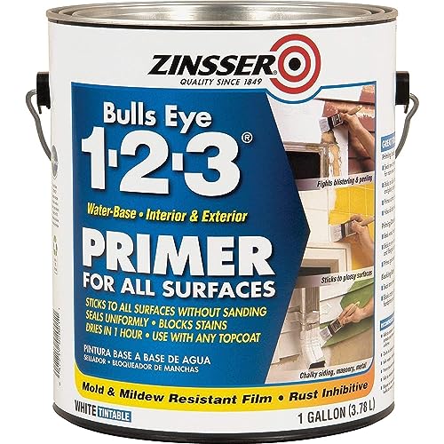 Zinsser 2001 Primer Sealer & Stain Killer Bulls Eye, 1-2-3 Quart (Pack Of 4)