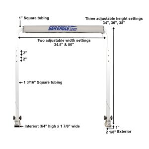 Casting Bar for Sea Eagle Inflatable Foldcat Frameless Fishing Boat