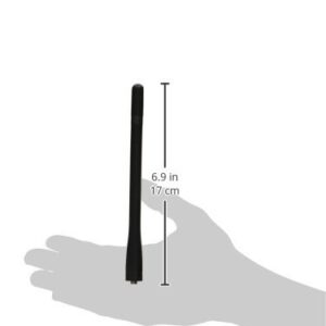 Kenwood KRA-26M VHF Helical Replacement Antenna for Two-Way Radios, OEM Accessory, 146-162 MHz Frequency Range, Standard SMA (F) Connector, Indoor-Outdoor Signal Reception, Water-Dust Resistant