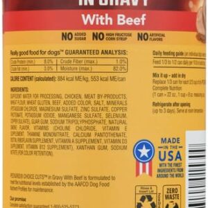 Pedigree Wet Dog Food, Choice Cuts in Sauce with Beef, 13.2 Ounce (Pack of 12)