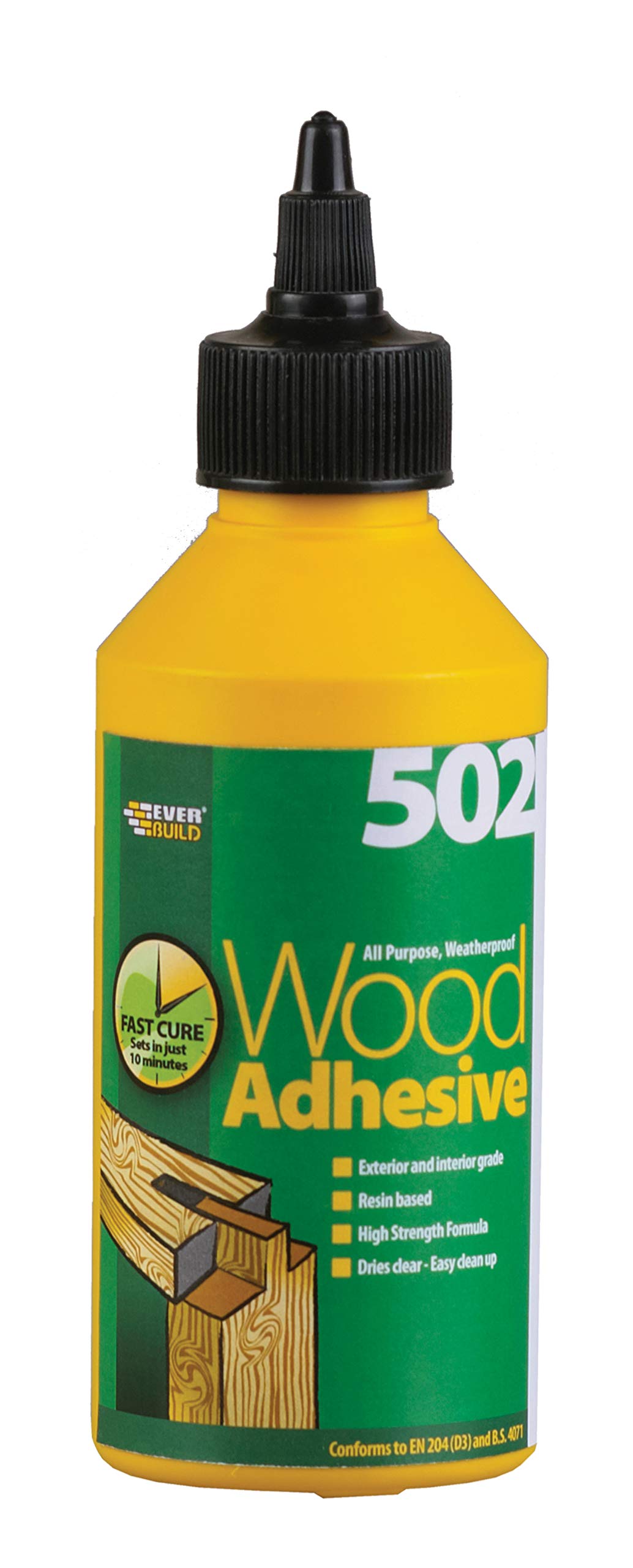 Everbuild WOODBOT250 502 All Purpose Weatherproof Wood Adhesive 250ml