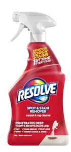 resolve carpet and rug cleaner spray, spot & stain remover, carpet cleaner spray, carpet cleaner, 22 ounce