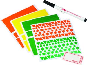 sasco 70080 compact planner sticker set - white