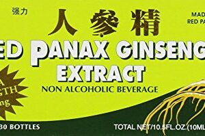 RED PANAX GINSENG EXTRACT 30 BOTTLES (Pack of 6)