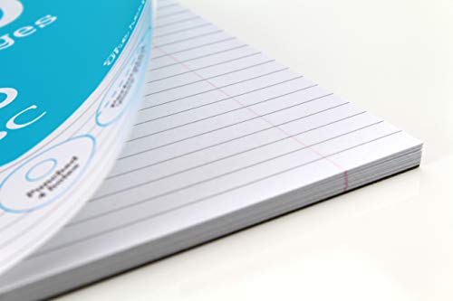 Silvine A4 Everyday FSC Refill Pad. Lined with Margin, 160 Pages of FSC Certified Paper. Ref FSCRP80 [Pack of 5]