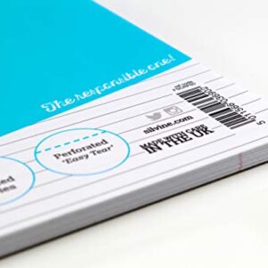 Silvine A4 Everyday FSC Refill Pad. Lined with Margin, 160 Pages of FSC Certified Paper. Ref FSCRP80 [Pack of 5]