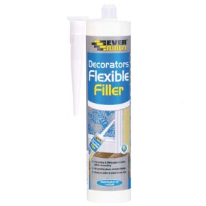 Everbuild EVBFLEXWH 310ml Flexible Decorators Filler - White