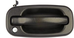 dorman 77262 front passenger side exterior door handle compatible with select chevrolet / gmc models, textured black