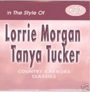 lorrie morgan & tanya tucker country karaoke classics cdg music cd