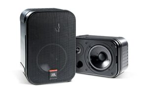 jbl professional c1pro high performance 2-way professional compact loudspeaker system, black , sold as pair, 9.30 x 6.30 x 5.60 inches