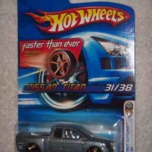 Hot Wheels 2006 First Editions -#31 Nissan Titan Silver FTE Wheels #2006-31 Collectible Collector Car Mattel 1:64 Scale