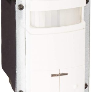 Leviton ODS0D-IDW Dual-Relay, Decora Passive Infrared Wall Switch Occupancy Sensor, 180 Degree, 2100 sq. ft. Coverage, White