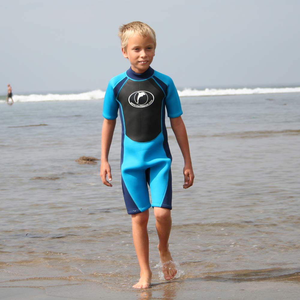 Konfidence Shorty Children's Wetsuit - Blue (9-10 Years)