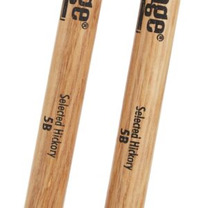 On Stage MN5A Nylon Tip Maple Drum Sticks (Pack of 12)