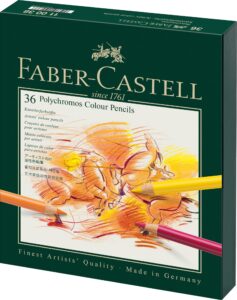 faber-castell polychromos 36 pencil studio set