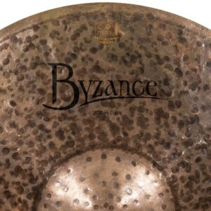 Meinl Cymbals Byzance 18" Dark Crash — Made in Turkey — Hand Hammered B20 Bronze, 2-Year Warranty, Single (B18DAC)