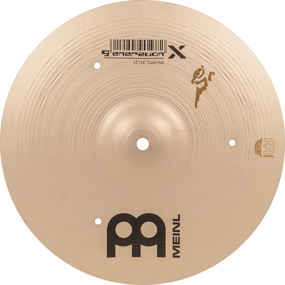 Meinl Cymbals GX-12/14TH Generation-X 12" and 14" Auxiliary Trash Hi-Hat Cymbal Pair (VIDEO),metallic