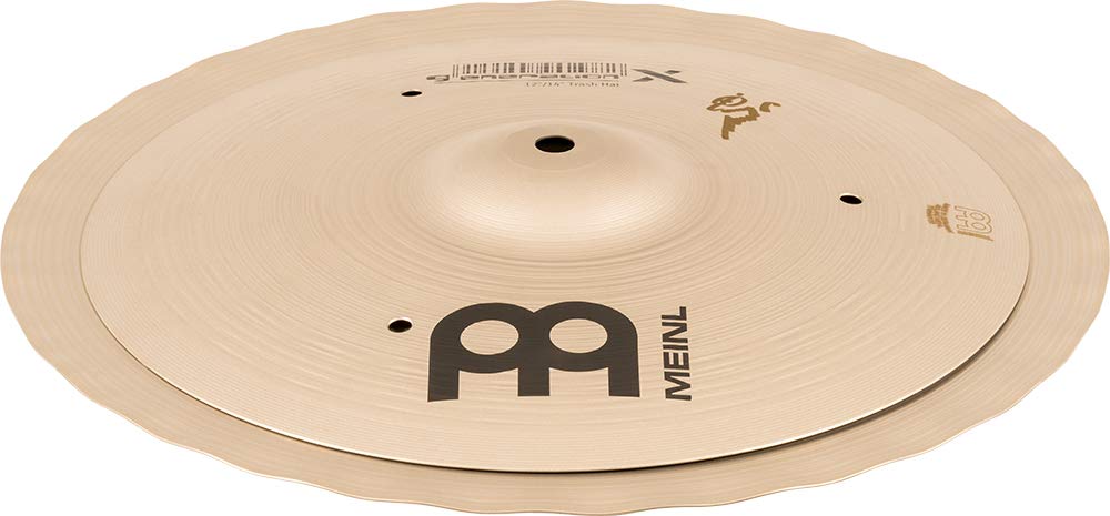 Meinl Cymbals GX-12/14TH Generation-X 12" and 14" Auxiliary Trash Hi-Hat Cymbal Pair (VIDEO),metallic