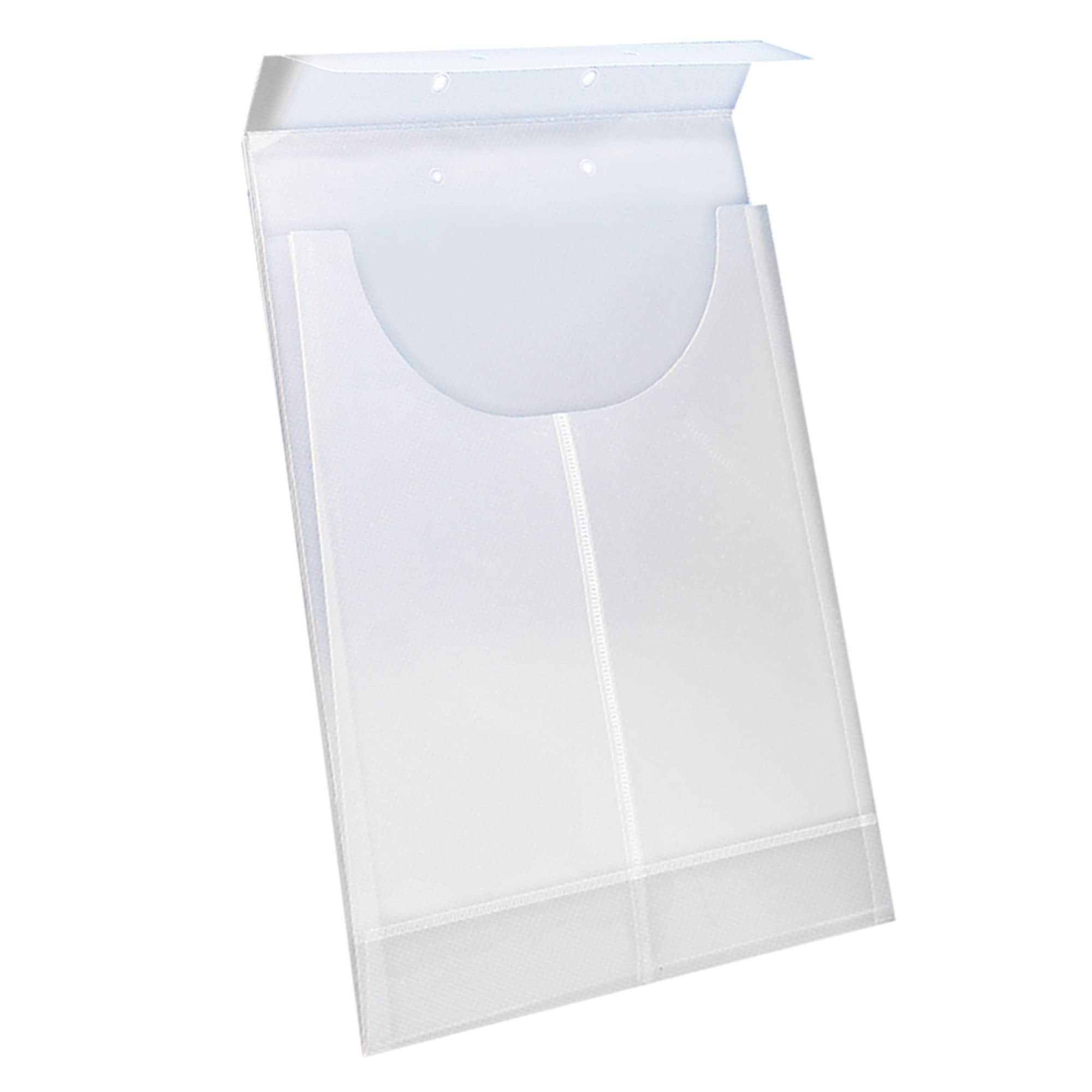 Smead Poly File Retention Jacket, 3/4" Expansion, Letter/Legal, Clear, 24 per Box (68191)