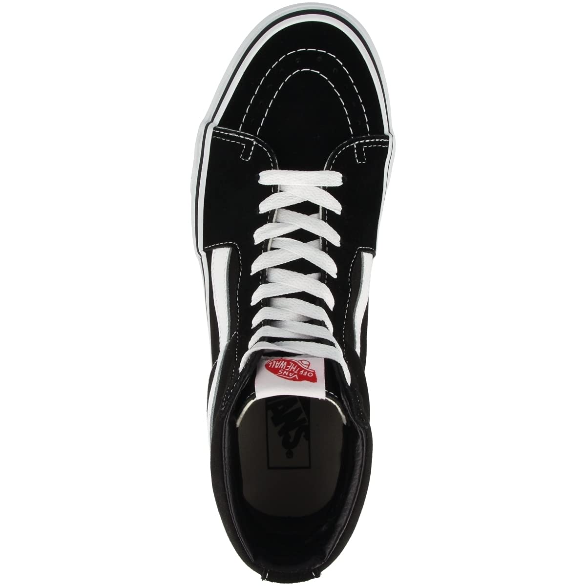 Vans SK8-Hi¿ Core Classics, Black/White, 10.5 Women / 9 Men M US