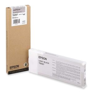 epson ultrachrome k3 ink cartridge - 220ml light black (t606700)