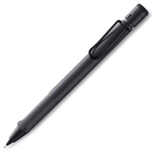 LAMY Safari L117 Mechanical Pencil, Black, 0.02 inches (0.5 mm)