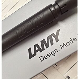 LAMY Safari L117 Mechanical Pencil, Black, 0.02 inches (0.5 mm)