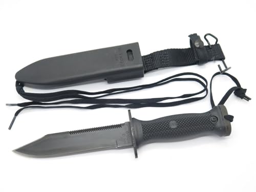 Ontario 6141 MK 3 Navy Knife (Black), stainless steel