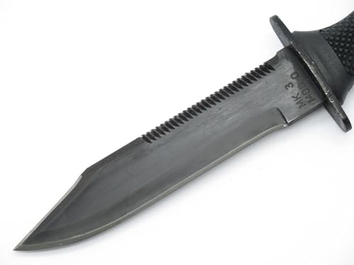 Ontario 6141 MK 3 Navy Knife (Black), stainless steel