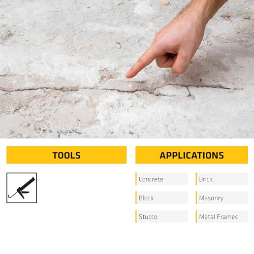 Sikaflex Concrete Fix, Limestone, Elastic sealant sealing cracks and joints, paintable polyurethane , 10.1 fl. Oz