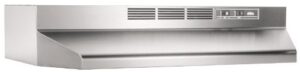 broan-nutone 412404 non-ducted under-cabinet ductless range hood insert, 24-inch, stainless steel