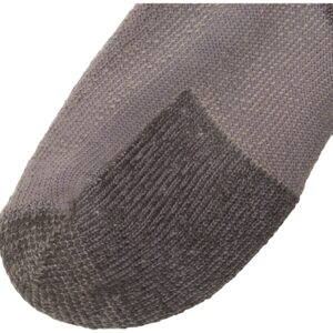 Thorlos Unisex KX Thick Padded Hiking Crew Socks, Pewter, Medium