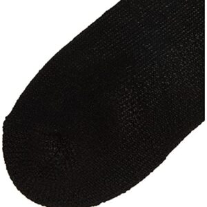 thorlos mens Wgx Max Cushion Work Crew Hiking Socks, Black, X-Large US