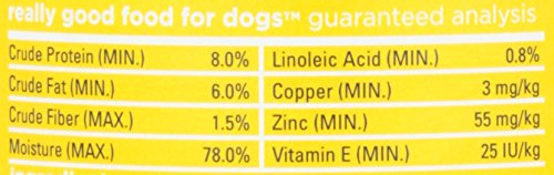 Pedigree Ground Dinner Wet Dog Food Variety Pack, Chicken, Beef and Liver, Beef, Bacon and Cheese, 13.2 Ounce (Pack of 12)