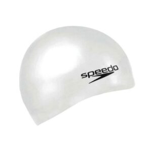 Speedo Bonnet de bain en Silicone Flat Blanc