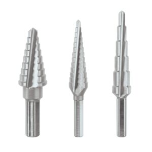 bosch sdh30 3 piece high speed steel step drill bit set