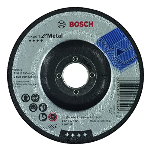 Bosch Professional 2608600223 Expert for Metal Grinding disc with Depressed Centre