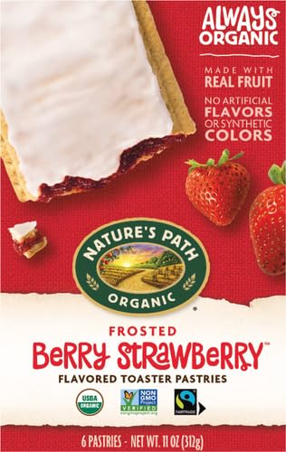 Nature's Path Organic Strawberry Frosted Toaster Pastries 11oz Box