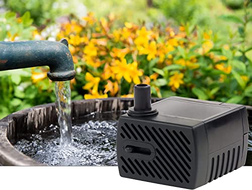 Little Giant PES-40-PW 115-Volt, 45 GPH Magnetic Drive Fountain Pump with 6-Ft. Cord, Black, 566713