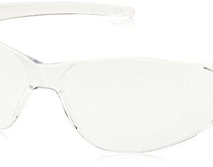 MCR CK110 Crews Checkmate Safety Glasses Clear Frame Clear Lens, 1 Pair