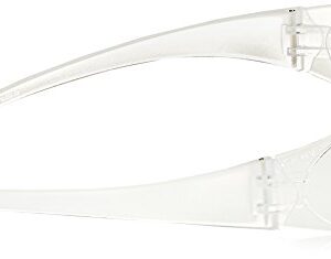 MCR CK110 Crews Checkmate Safety Glasses Clear Frame Clear Lens, 1 Pair