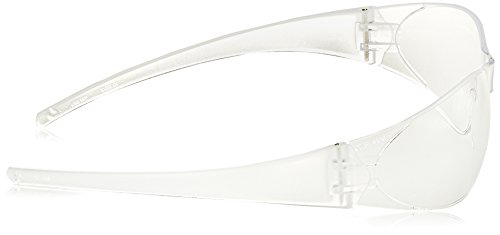 MCR CK110 Crews Checkmate Safety Glasses Clear Frame Clear Lens, 1 Pair