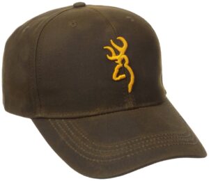 browning men's standard head wear, semi-fitted brown