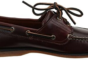 Timberland mens 2-eye Boat loafers shoes, Rootbeer/Brown, 8.5 US