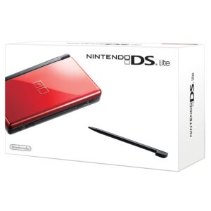 nintendo ds lite crimson / black