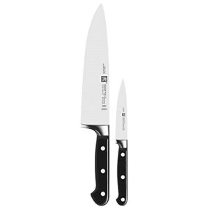 zwilling professional s 2-piece razor-sharp german chef's knife set, made in company-owned german factory with special formula steel perfected for almost 300 years, dishwasher safe