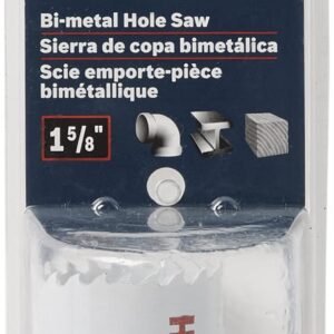 BOSCH HB163 1-5/8 In. Bi-Metal Hole Saw , White