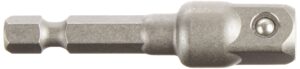 bosch 34611 3/8-inch extension male square power drive, 1/4-inch hex, 2-inchpin lock